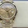Replica Day Date Rolex 18K Gold Plated Rolex Watch