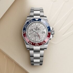 Replica Rolex GMT Pepsi 40MM Meteorite Dial Watch
