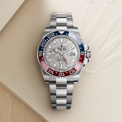Replica Rolex GMT Pepsi 40MM Meteorite Dial Watch