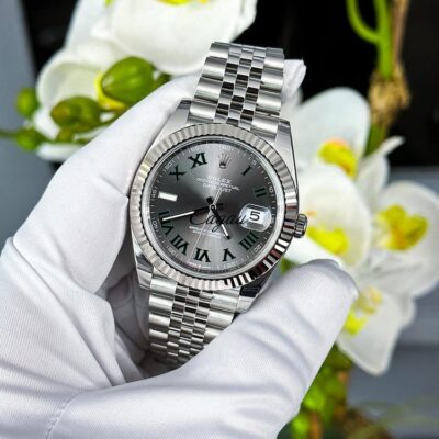 Replica Datejust 41 Wimbledon Dial Rolex Watch